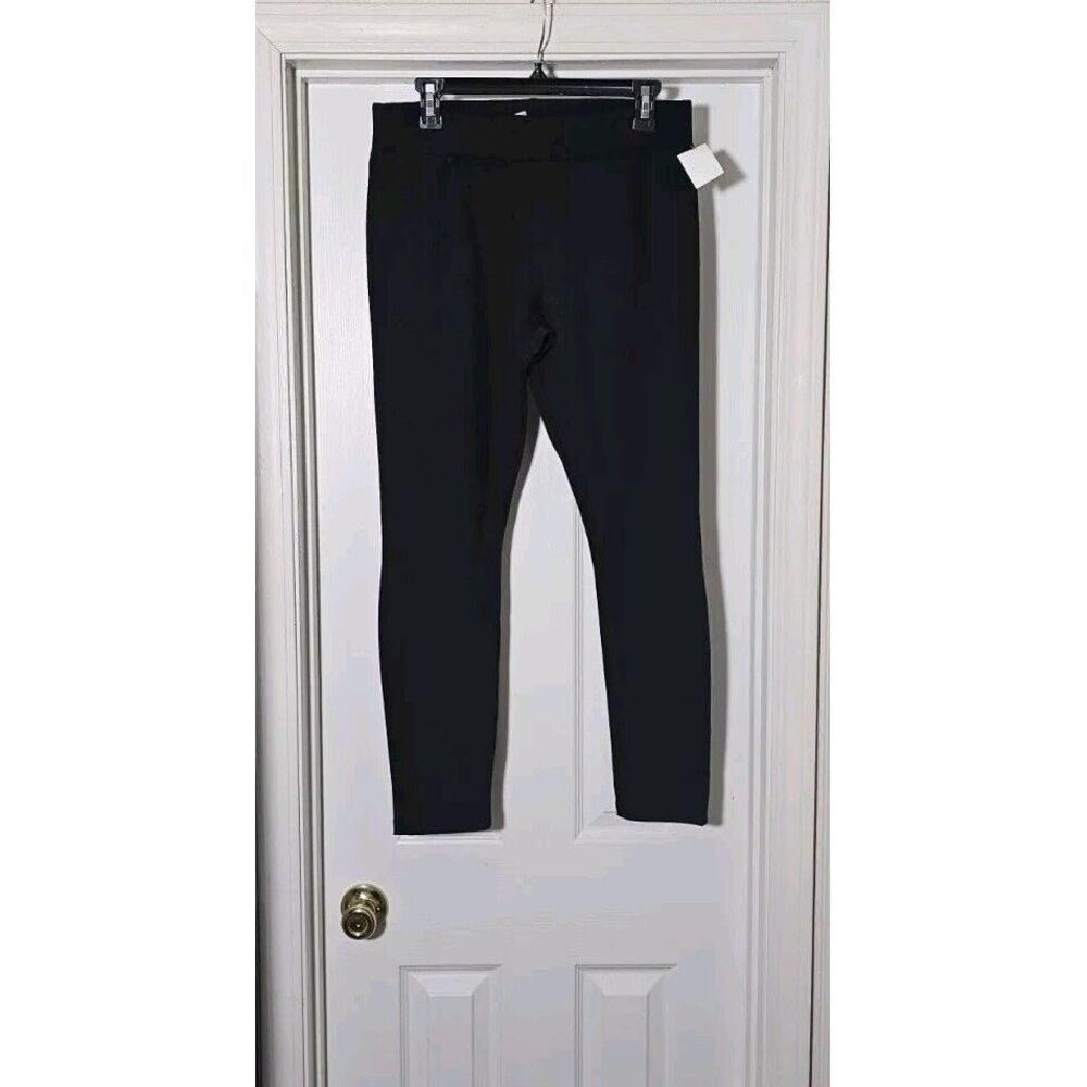 American Giant‎ Ponte Slim Pant Women's Size 12 Black High Rise 11"